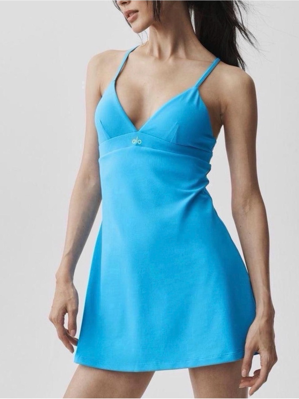 ALO YOGA | ✨NEW✨ Airbrush Splendor Dress in Azure Blue